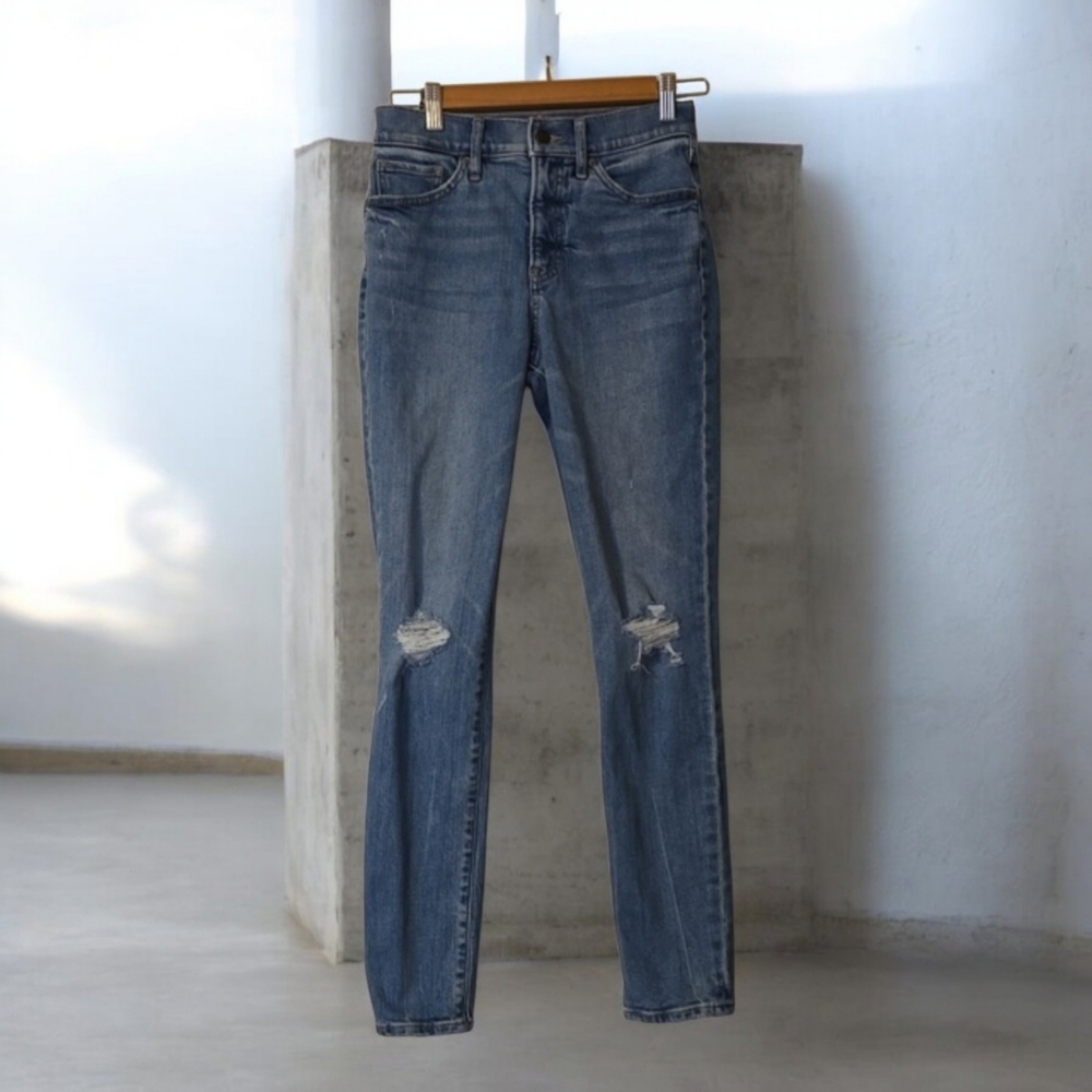 Express Denim Jeans women’s size 0R 0 Regular blue legging mid rise‎ 90's Skinny